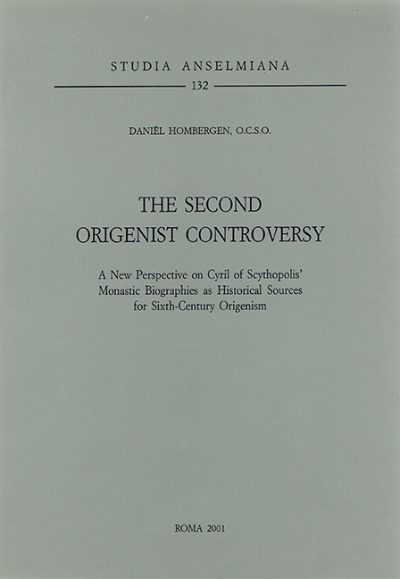 The Second Origenist Controversy