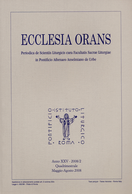 Ecclesia Orans 25 (2008/2)