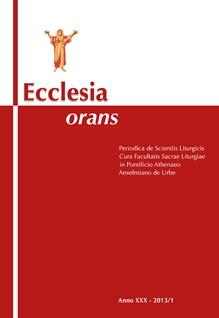 Ecclesia Orans 30 (2013/1)