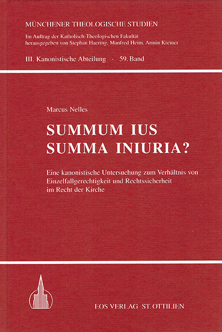 Summum ius – summa Iniuria?