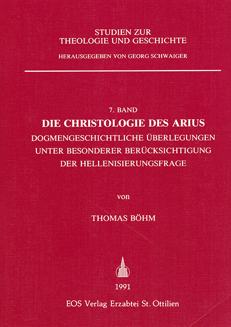 Die Christologie des Arius