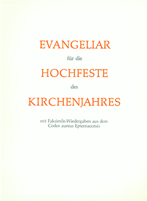 Evangeliar für die Hochfeste des Kirchenjahres (A, B, C), ungebundener Buchblock
