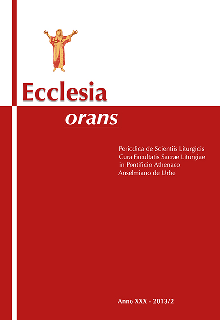 Ecclesia Orans 30 (2013/2)