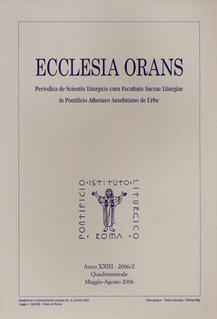 Ecclesia Orans 23 (2006/2)