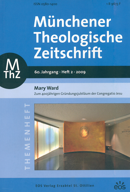 Münchener Theologische Zeitschrift 60 (2009/2)