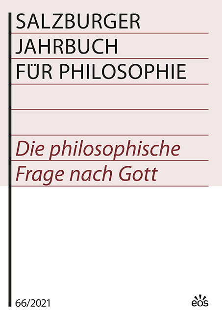 Salzburger Jahrbuch für Philosophie 66 (2021)