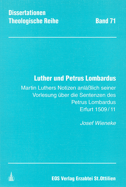 Luther und Petrus Lombardus
