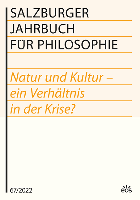Salzburger Jahrbuch für Philosophie 67 (2022)
