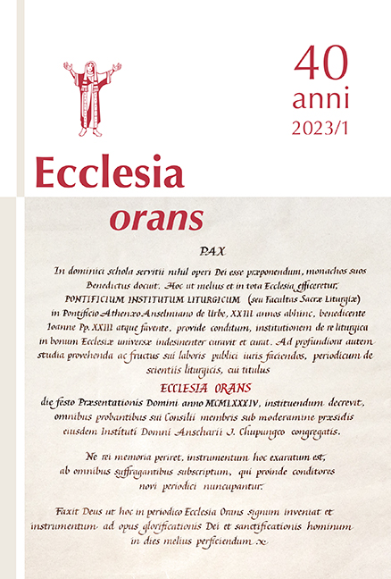 Ecclesia Orans 40 (2023/1)