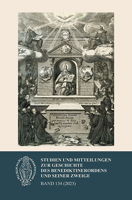 Studien und Mitteilungen zur Geschichte des Benediktinerordens 134 (2023)