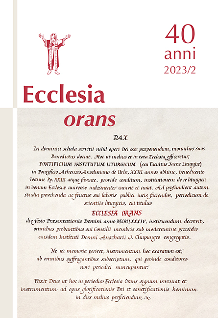 Ecclesia Orans 40 (2023/2)