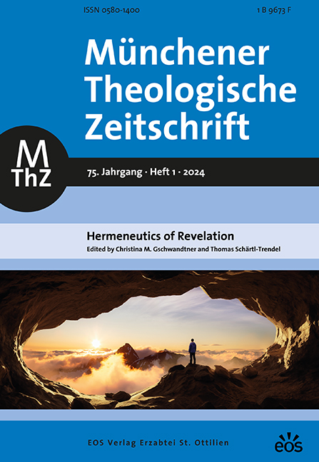 Münchener Theologische Zeitschrift 75 (2024/1)